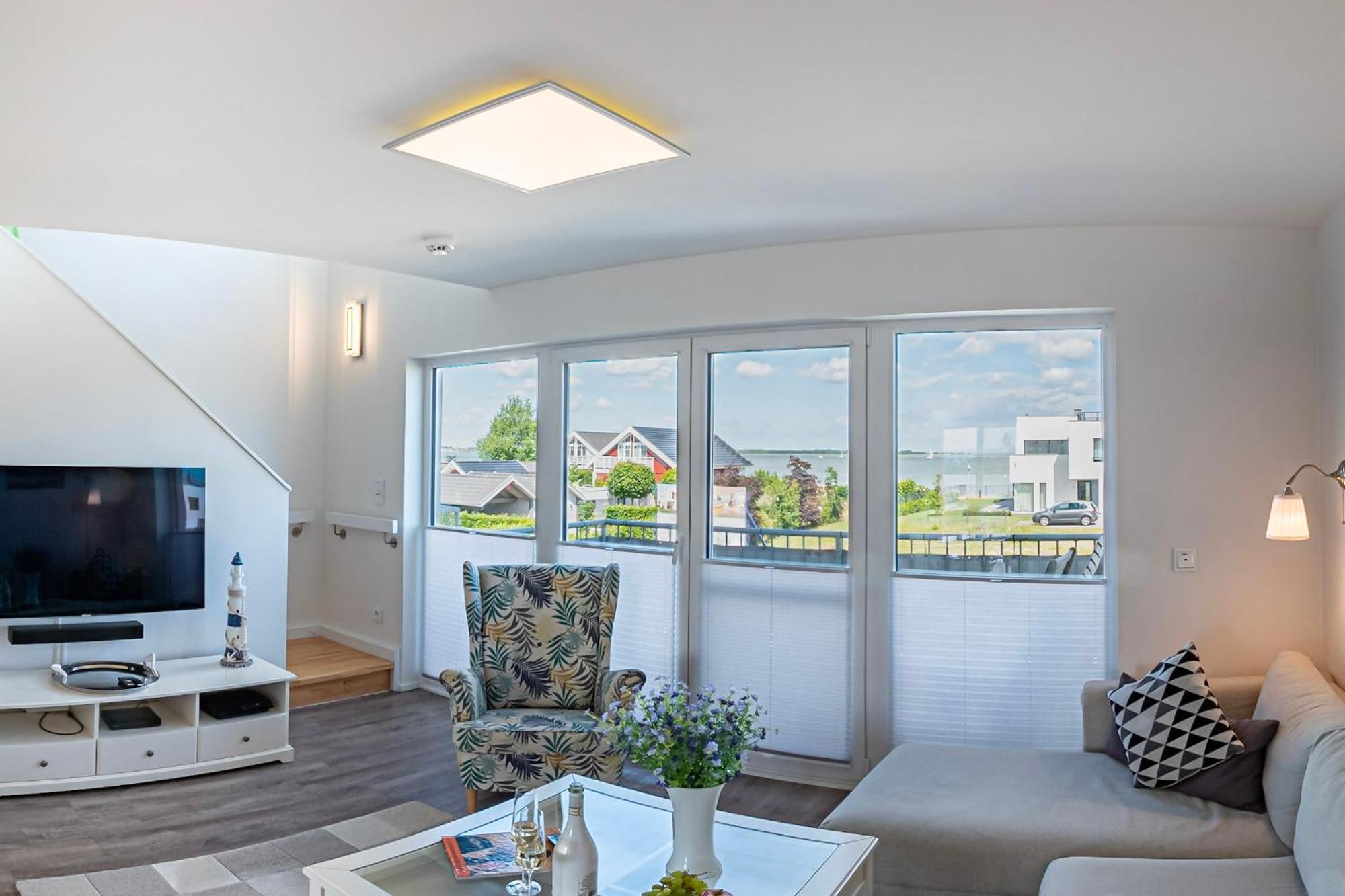 Maisonette Fewo Ostseeflair By Seeblick Ferien Oro, Erste Wasserreihe, E-Saeule 올페니츠 외부 사진