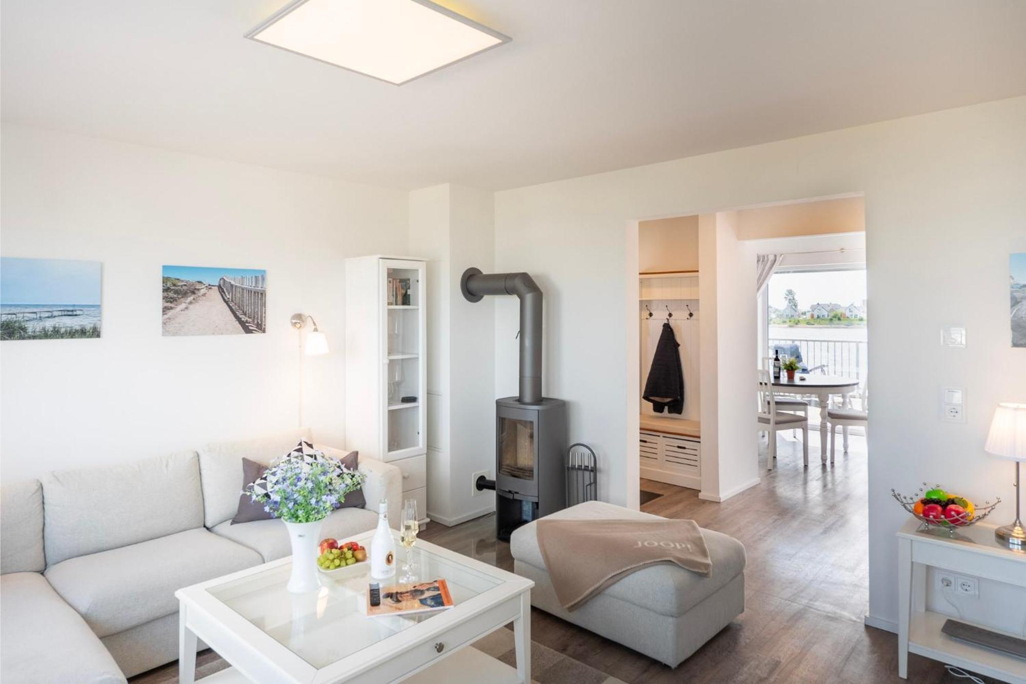 Maisonette Fewo Ostseeflair By Seeblick Ferien Oro, Erste Wasserreihe, E-Saeule 올페니츠 외부 사진